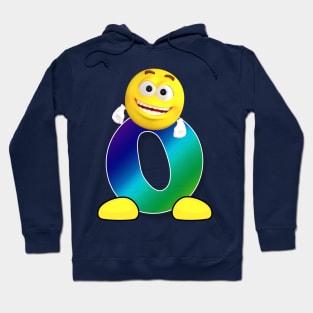 Letter O Alphabet Smiley Monogram Face Emoji Shirt for Men Women Kids Hoodie